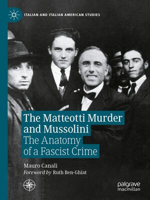 cover image of The Matteotti Murder and Mussolini